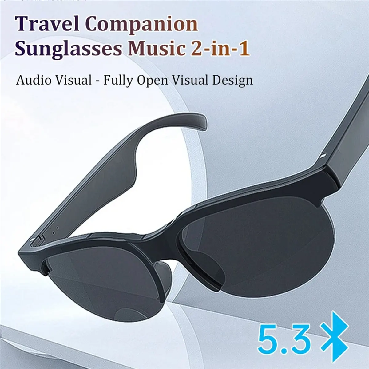 

2X TWS XG88pro Bluetooth Smart Glasses Headphones Audio Hands-Free Call Sport Stereo Sunglasses Headsets Music HD Sound
