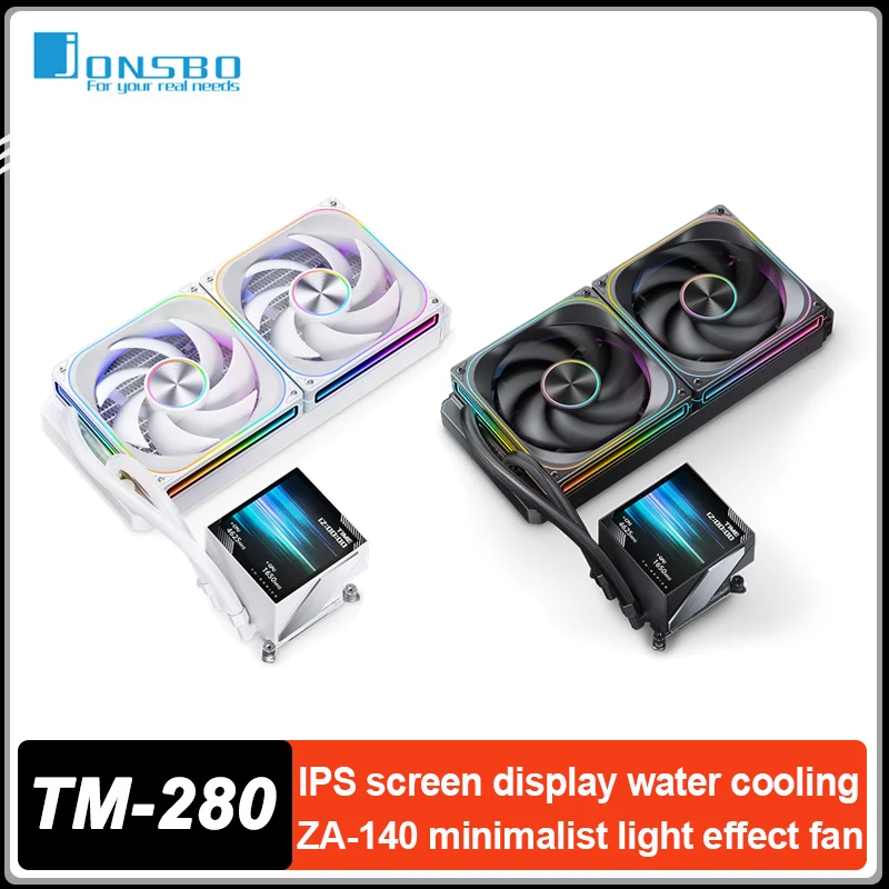 JONSBO TM-280 280mm CPU Water Cooler ARGB Fan Integrated Scr