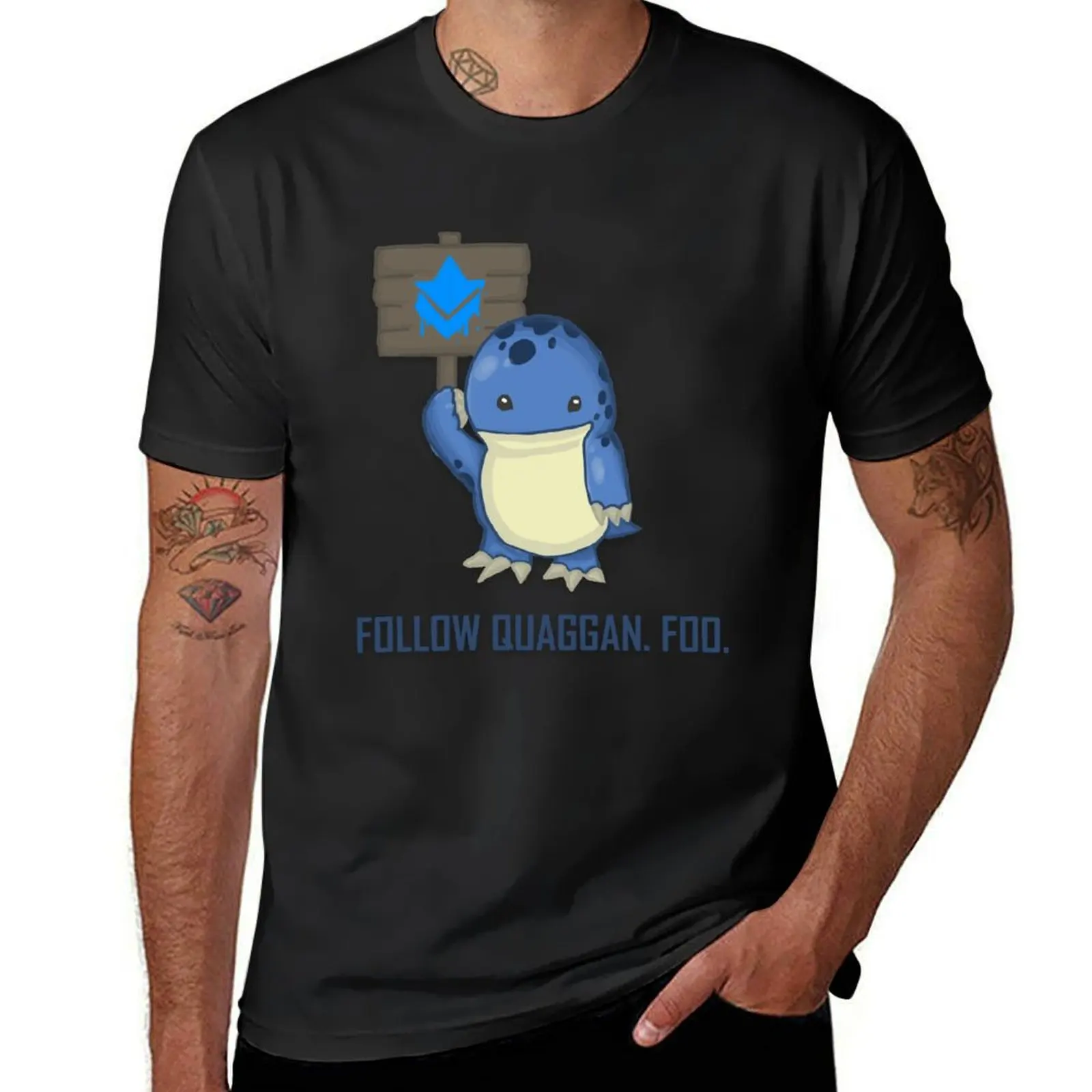 Quaggan Commander T-Shirt vintage oversized mens big and tall t shirts