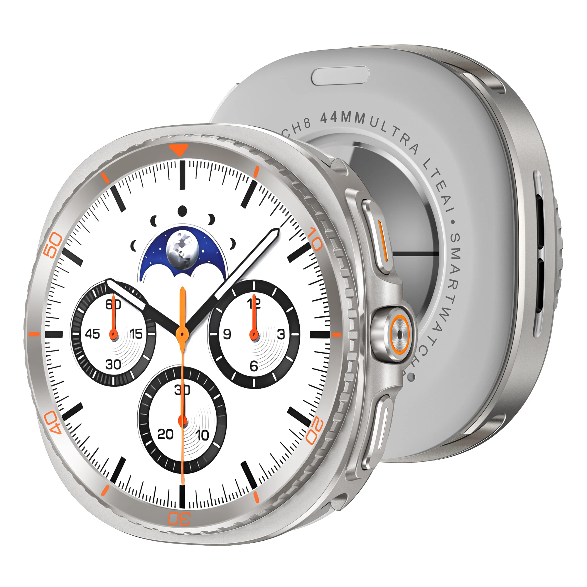 Metalowa obudowa do zegarka Samsung Galaxy Watch 8 44/40mm Luksusowa osłona ochronna ze stopu aluminium do GALAXY 8 Upgrade do 8 Classic 46mm — zdjęcie produktu 2