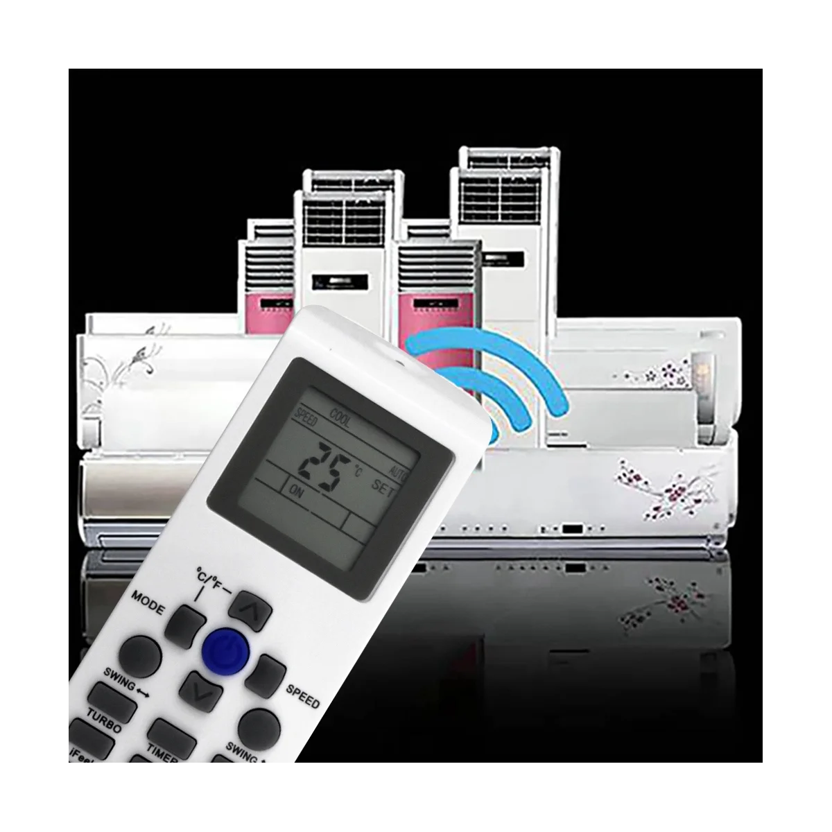 A57G-YKR-P/001E YKR-P/002E AC Remote Control Replace for AUX Air Conditioner Sub YKR-P/001E YKR-P/002E