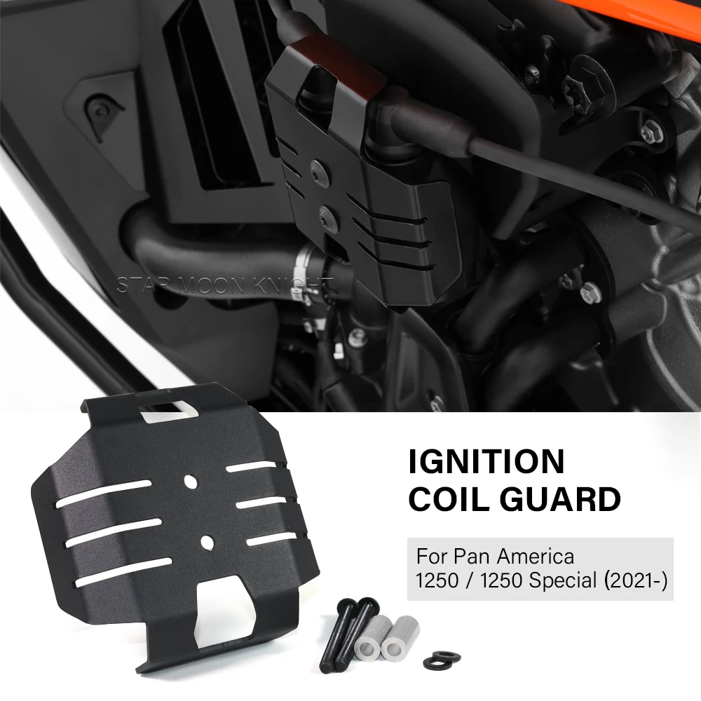 

CNC Ignition Coil Guard For RA1250S Pan America 1250 S Special 2021 2022- Decorate Protection Cover 2mm Ventilation Protective