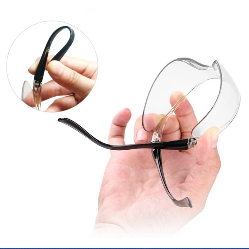 Óculos de segurança transparentes para crianças e adultos, Eye Protect, Clear Lens, Outdoor Eyewear, óculos de proteção