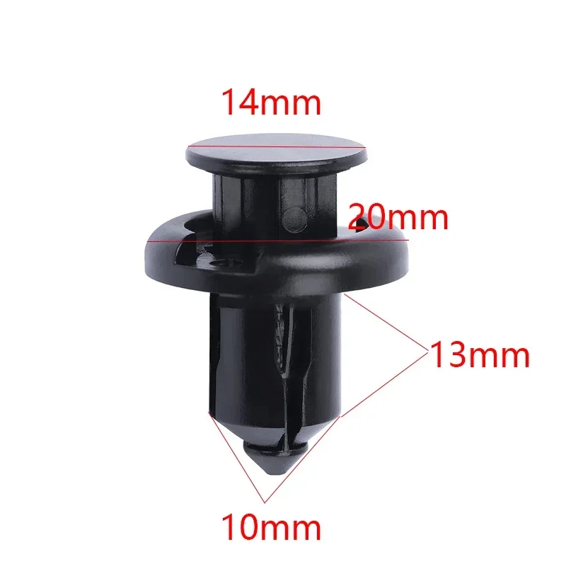 10/20szt 10mm Uniwersalny samochodowy plastikowy nit do zderzaka Honda 91503-SZ3-003 Samochodowa klamra mocująca Klips Pokrywa — zdjęcie 3
