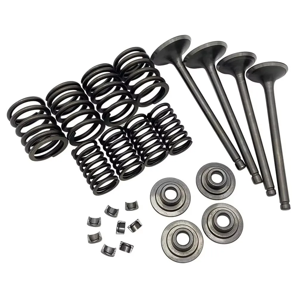 Head Intake & Exhaust Valves Seals Springs Kit For Honda XR650L XR650 1993-2017 2018 2019 2020 2021