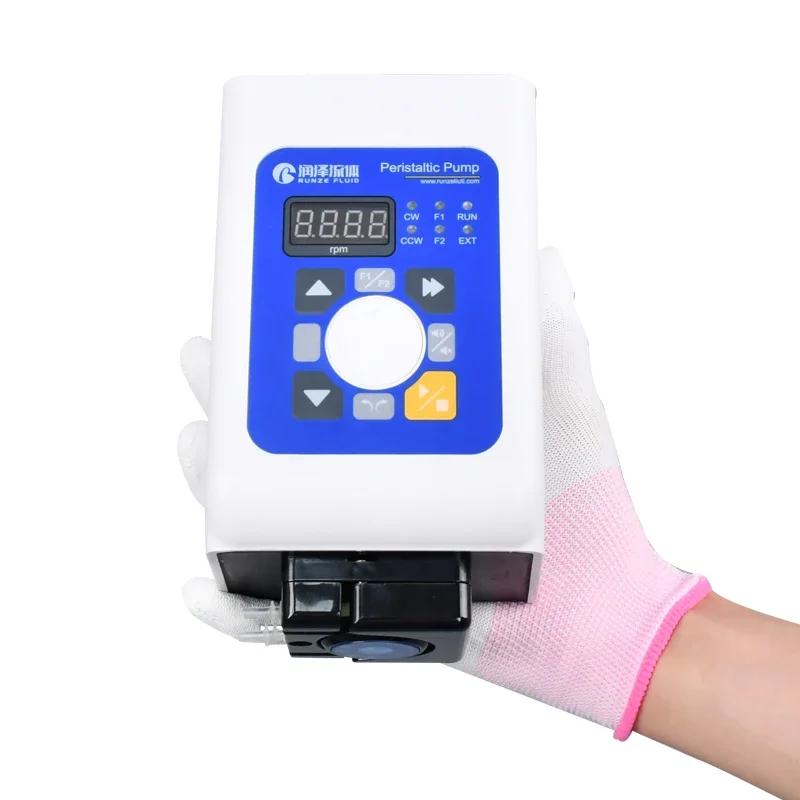 Runze Fluid Low Flow Rate Box-type Peristaltic Pump Stepper Motor Peristaltic Dosing Pumps