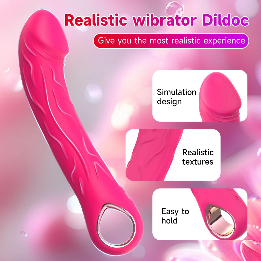 Powerful Dildo Vibrator 10 Modes Clitoris Stimulator G Spot Vagina Massager Female Big Dick Sex Toys Adults Products Couples