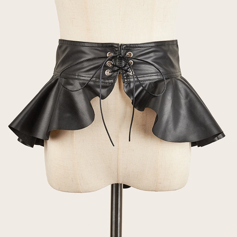 2025 New French Tuxedo Waist Cummerbunds Niche Design Waist Belt Banquet Fashion Skirt Accessories