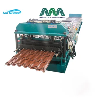 Goede Kwaliteit Metalen Ruby Tegel Dakbedekking Roll Forming Machine
