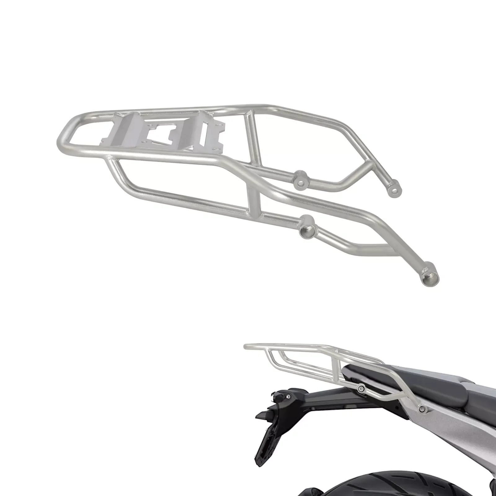 Motorcycle Rear Trunk Luggage Rack Mount For BMW R1300GS R 1300 GS 2023-2024