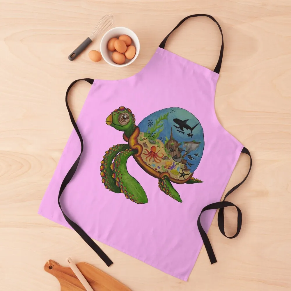 

Turtlequarium: Shipwreck Apron men Kitchen Supplies Idea Goods kitchen jacket woman Apron