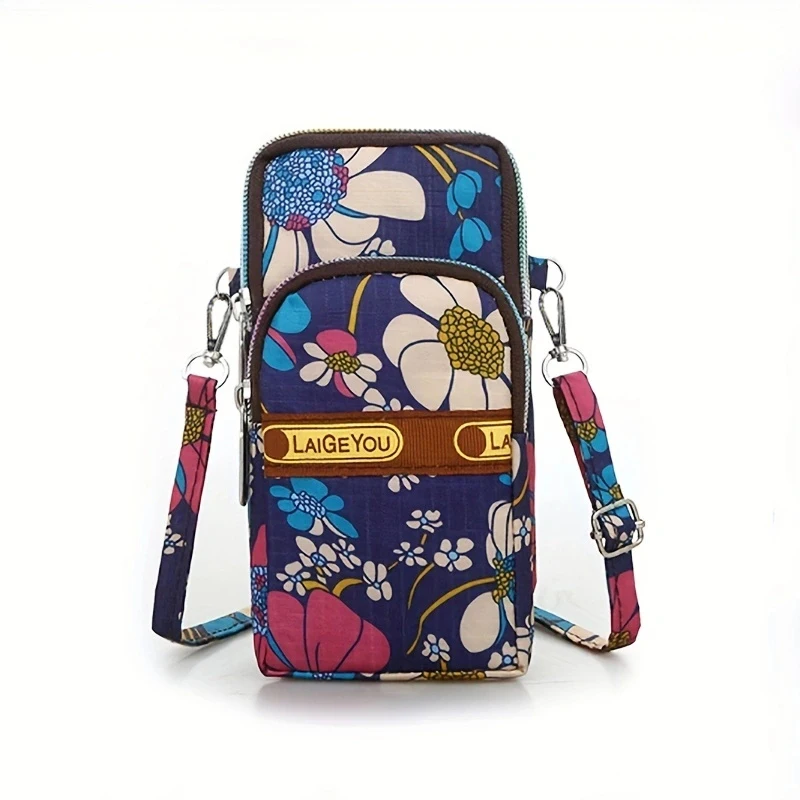 Casual Waterproof Nylon Crossbody Bags Women Messenger Shoulder Bag Female Small Cell Phone Handbags Purses Sports Pouch Bag