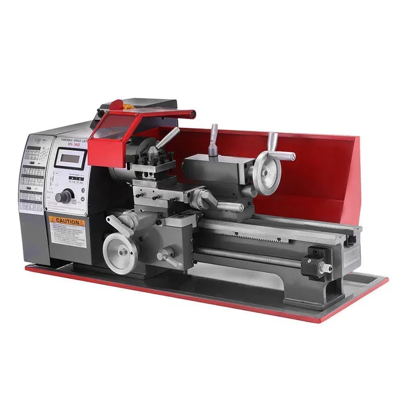 

MX180V High Precision Metal Processing Small Machine Tool Home Simple Wenwan Miniature Mechanical Woodworking Wood Rotary Lathe