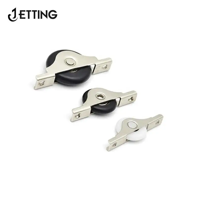 Steel Mute Wheel Sliding Door Wheel Cupboard Groove Load-bearing Nylon Pulley Wardrobe Wheel Sliding Door Wheels Accessories