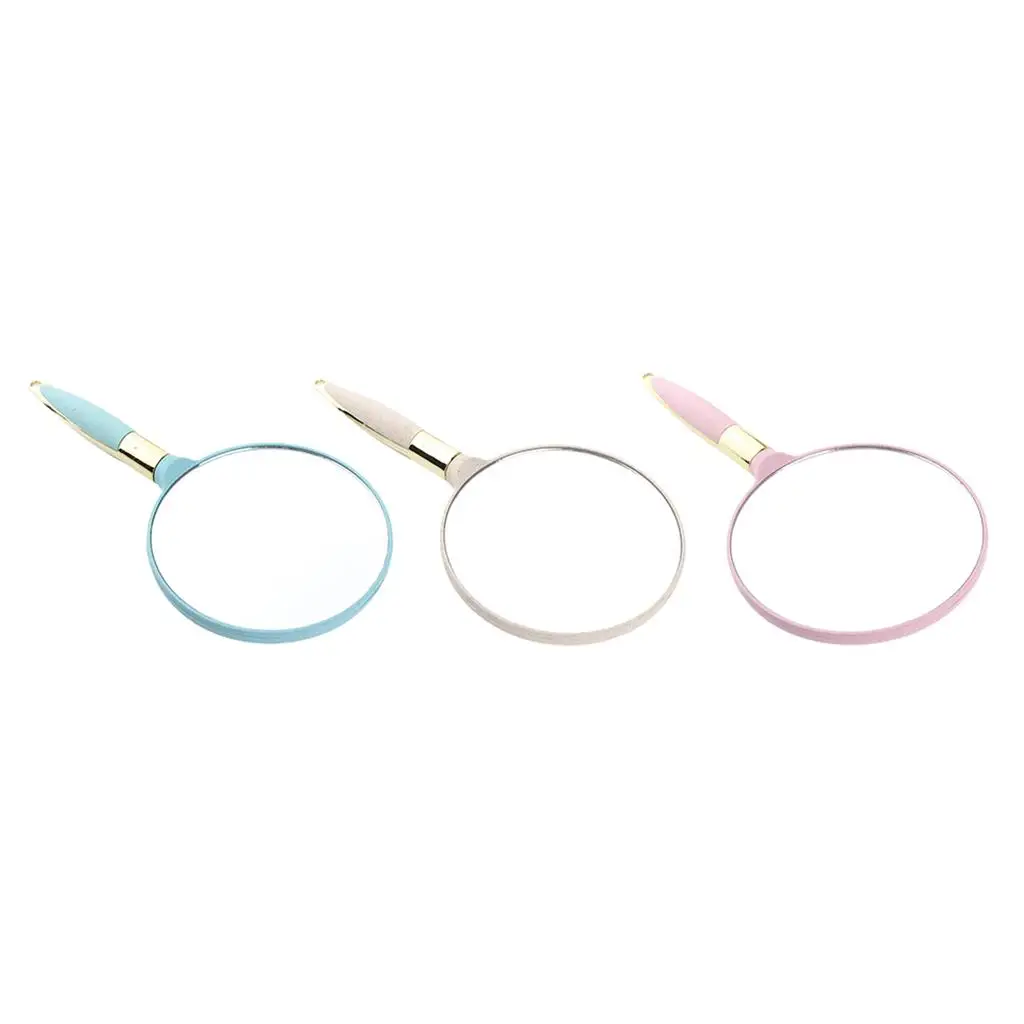 مرآة يد كلاسيكية لمستحضرات التجميل، هدية مثالية للنساء والنساء