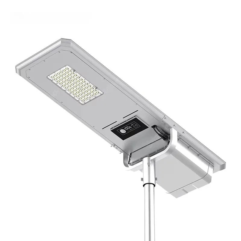 2025 Best Seller Integrated Outdoor IP65 8800LM Industrial Solar Street Light with Road Light Emitting Diode Display