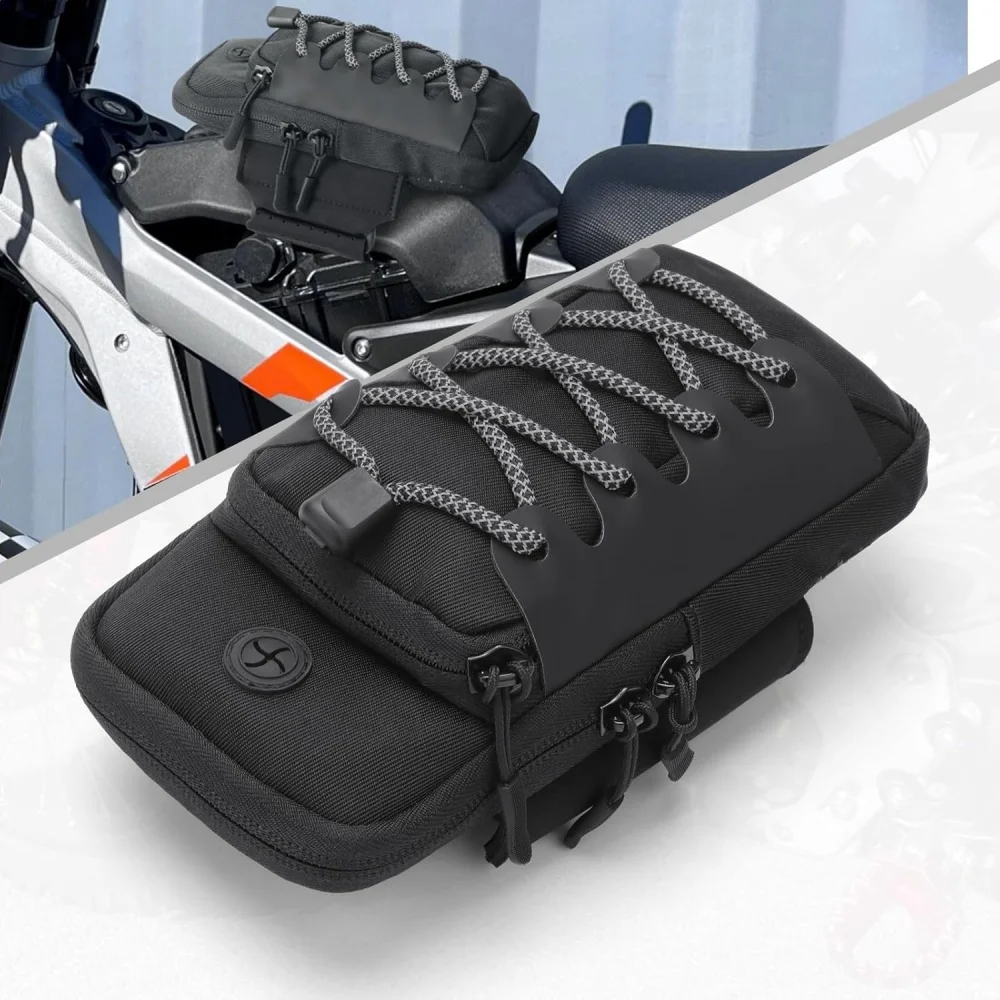 

For Sur-Ron Light Bee X Segway X260 Black Motorcycle Front Battery Frame Cover Storage Bag For Electric Dirt Bikes Accessories