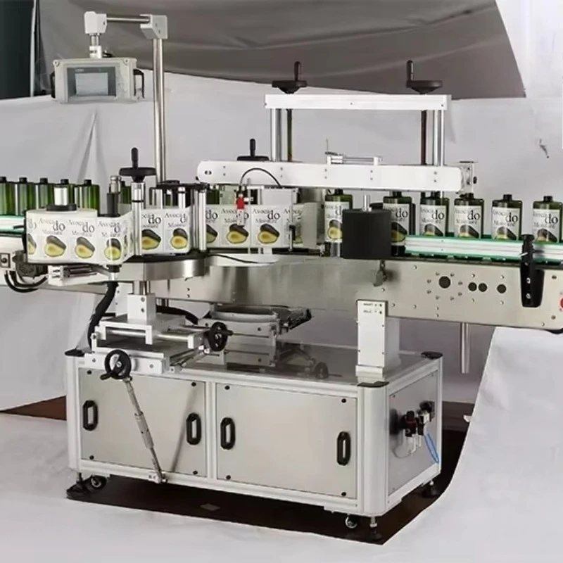 Automatic Round Bottle Labeling Machine Plastic Glass Bottle Sticker Pet Water Bottle Self-adhesive Labeling Machine Customized
