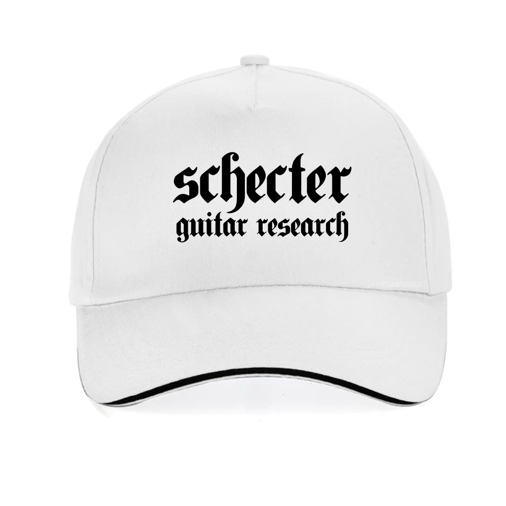 Nueva gorra de béisbol con estampado gráfico de guitarra eléctrica Schecter, disfraz de practicante de guitarra de banda de rock para hombres y mujeres, gorras snapback