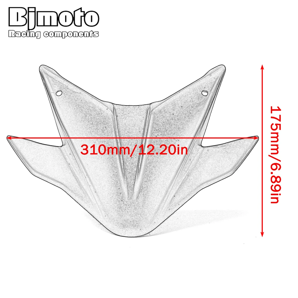 Motorcycle Front Nose Fairing Beak Extender Cowl Fender Cover For Yamaha Tracer 900 GT Tracer900 2021-2023