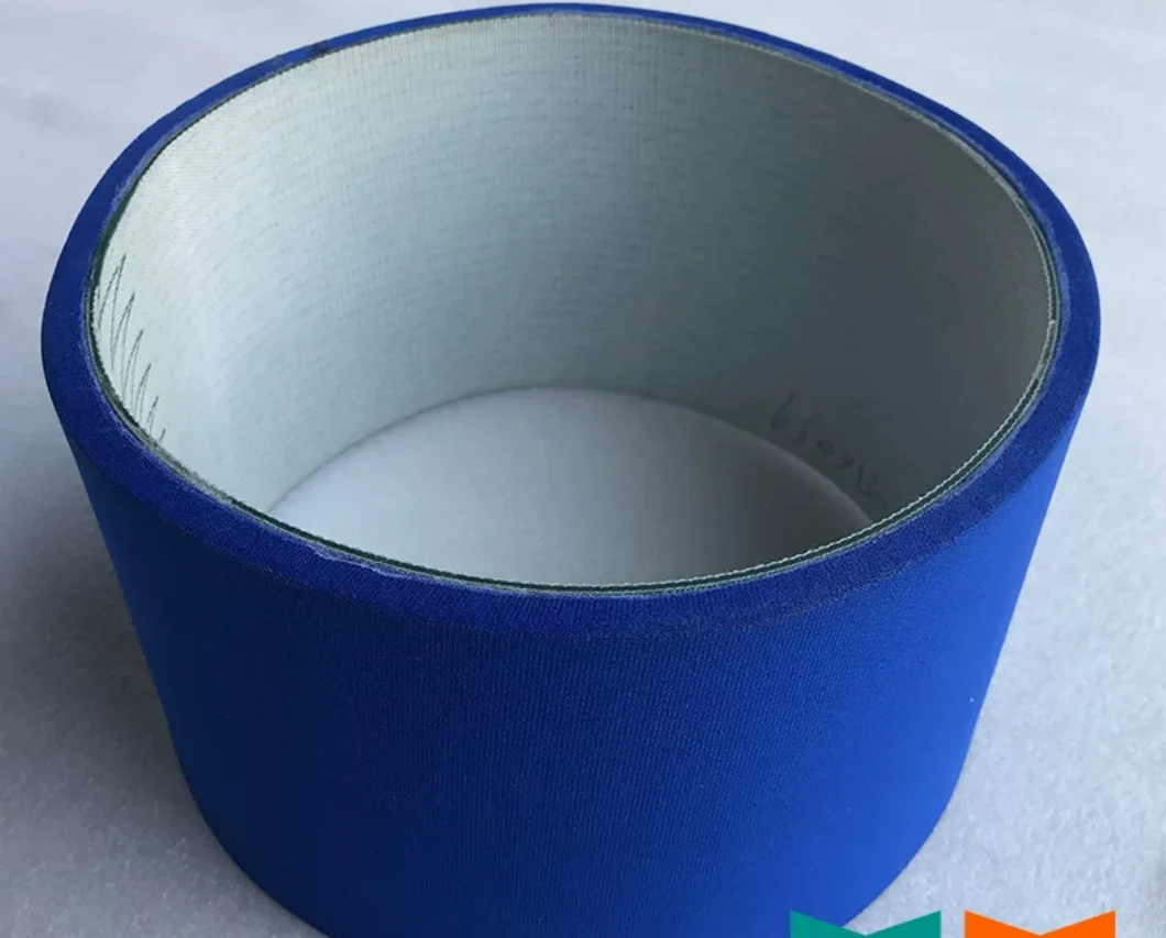 930x160x6mm Labeling machine belt blue cloth sponge conveyor belt