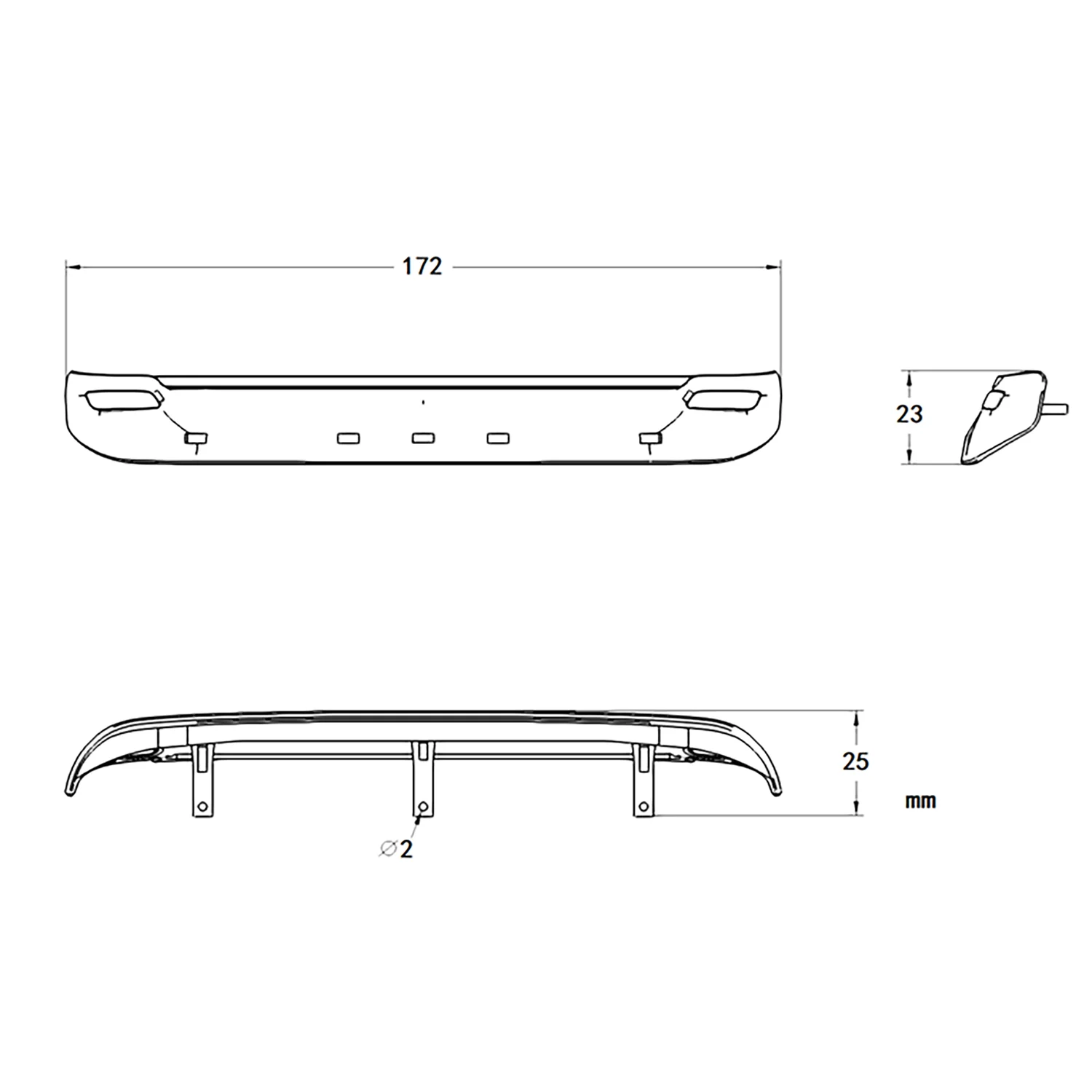 

Plastic Sun Visor W/ LED Light 3V RC Parts for 1/14 DIY RC Tractor Truck R620 R470 S730 Tamiyay 56323 56318 56327 RC Lorry Model