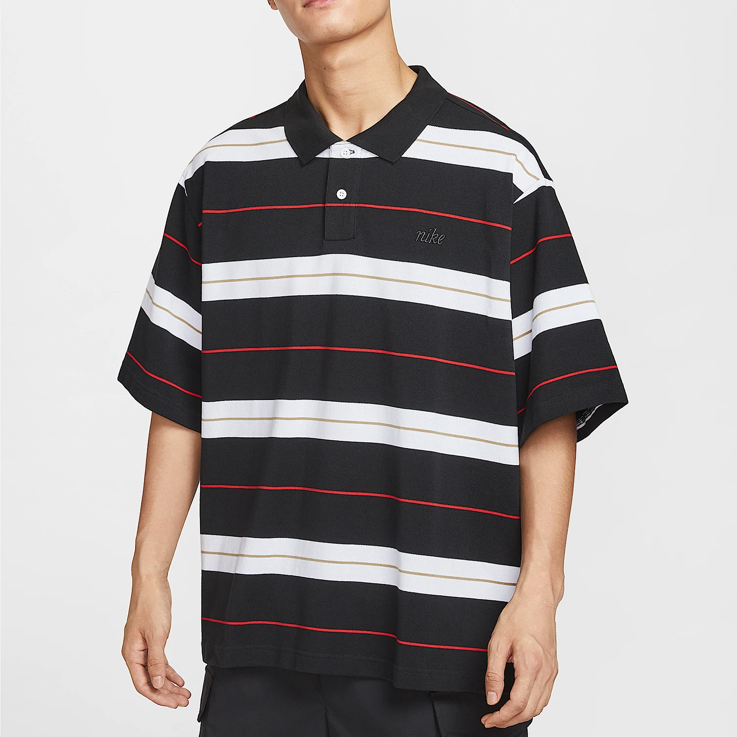 

Nike genuine Sportswear Men's Turn-down Collar Casual T-shirt IH4263-010