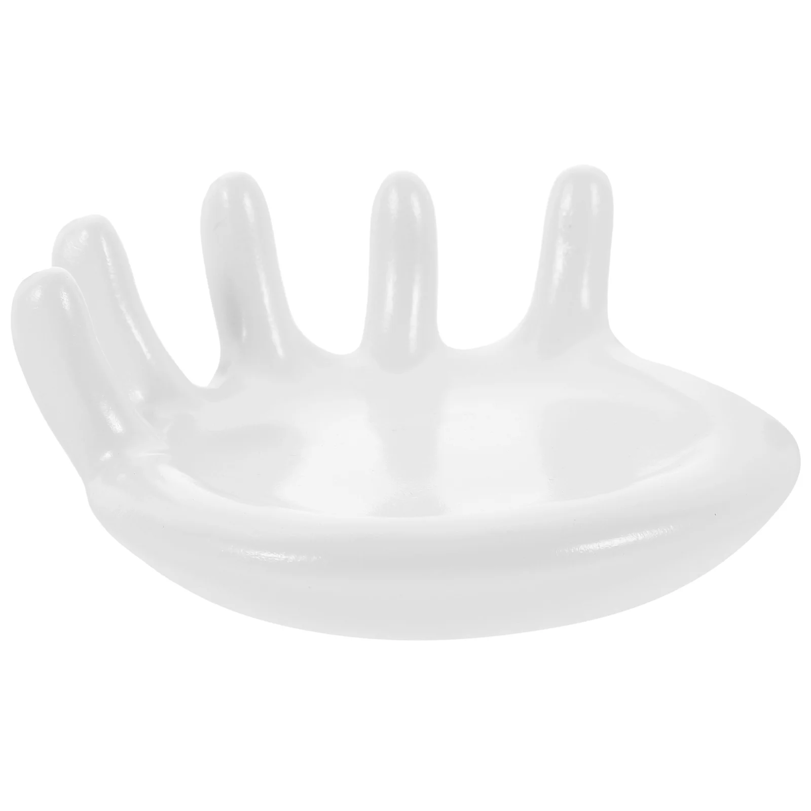 

Hand Shape Jewelry Dish Resin Storage Plate For Rings Earrings Necklaces Bracelets Trinkets Desktop Organizer Tray