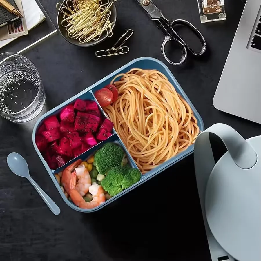 Bento-Box für Kinder, Lunchbox für Kinder, auslaufsichere Lunchbox für Kinder, Lunchbehälter ohne BPAs und chemische Farbstoffe
