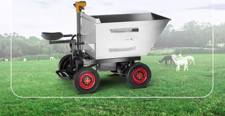 

Farm Orchard Farm Feed Handling Manure Cleaning Tool Hand Push Ash Bucket Three Wheels