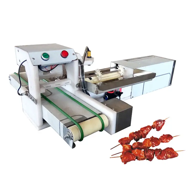 

Automatic skewering machine for mutton skewers commercial fast meat machine barbecue tool for commercial ang restaurant