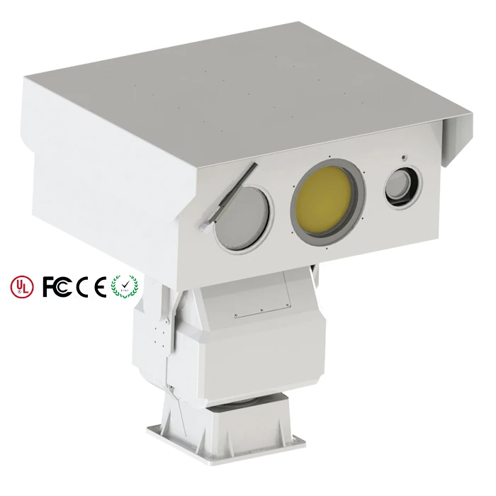 High-Precision PTZ Turntable Camera 25~225mm 82x Zoom Thermal Imaging Night Vision Tracking SD Card Data Storage Options