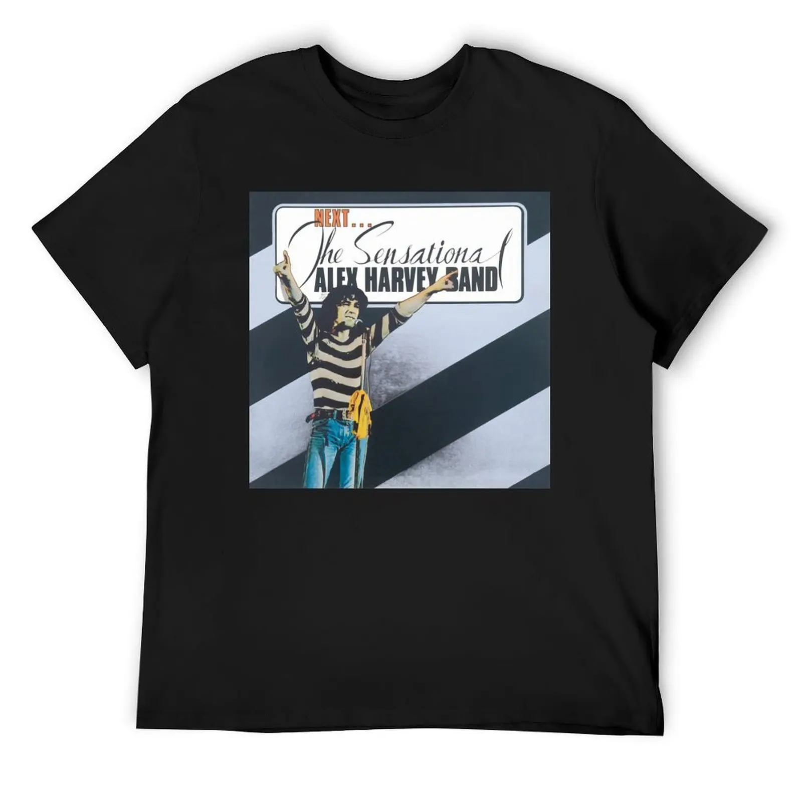 sensational alex harvey band T-Shirt sports fans designer shirts clothes for men