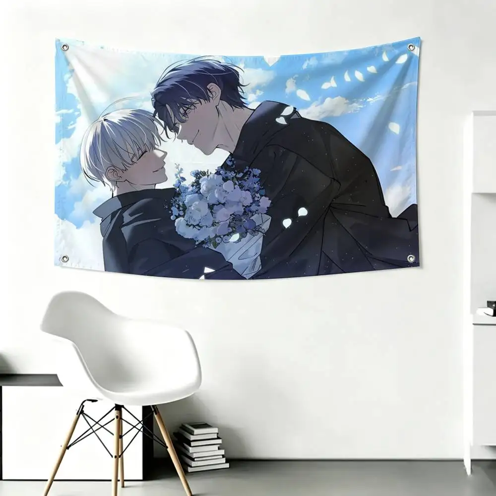 The Hunter's Gonna Lay Low Manhwa Flag Suitable For Party Club Outdoor Interior Wall Decoration Banner Fans Gift