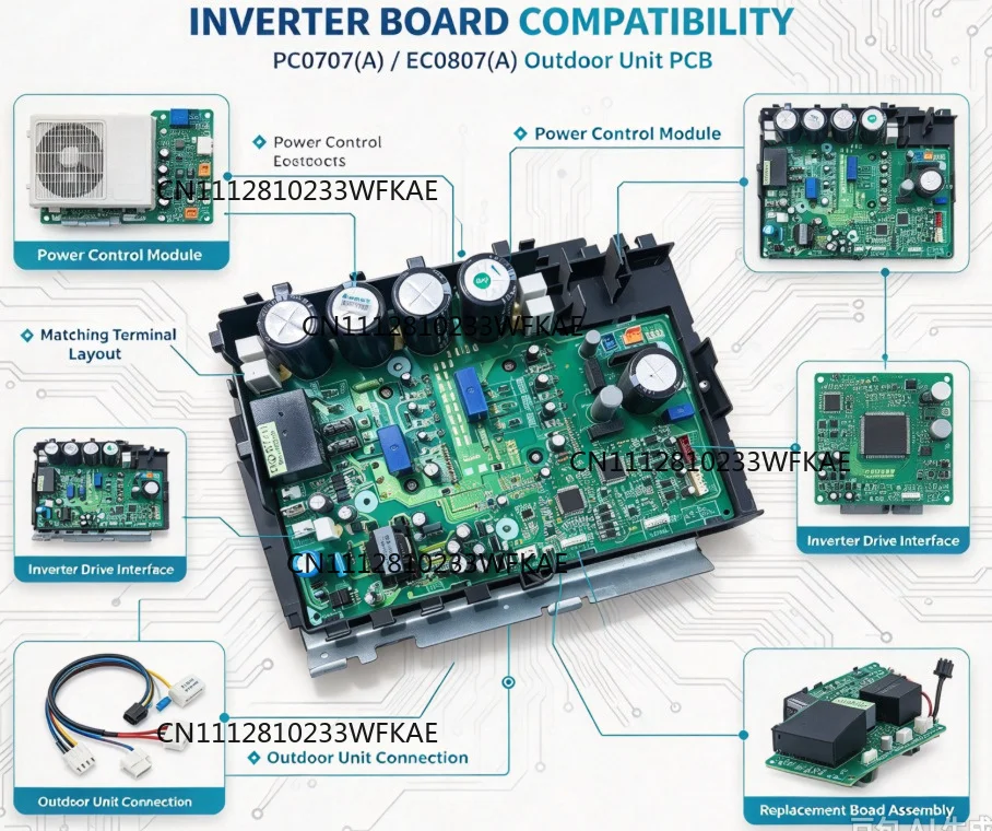 For Daikin air conditioner inverter board main board PC0707 (A), EC0807 (A)