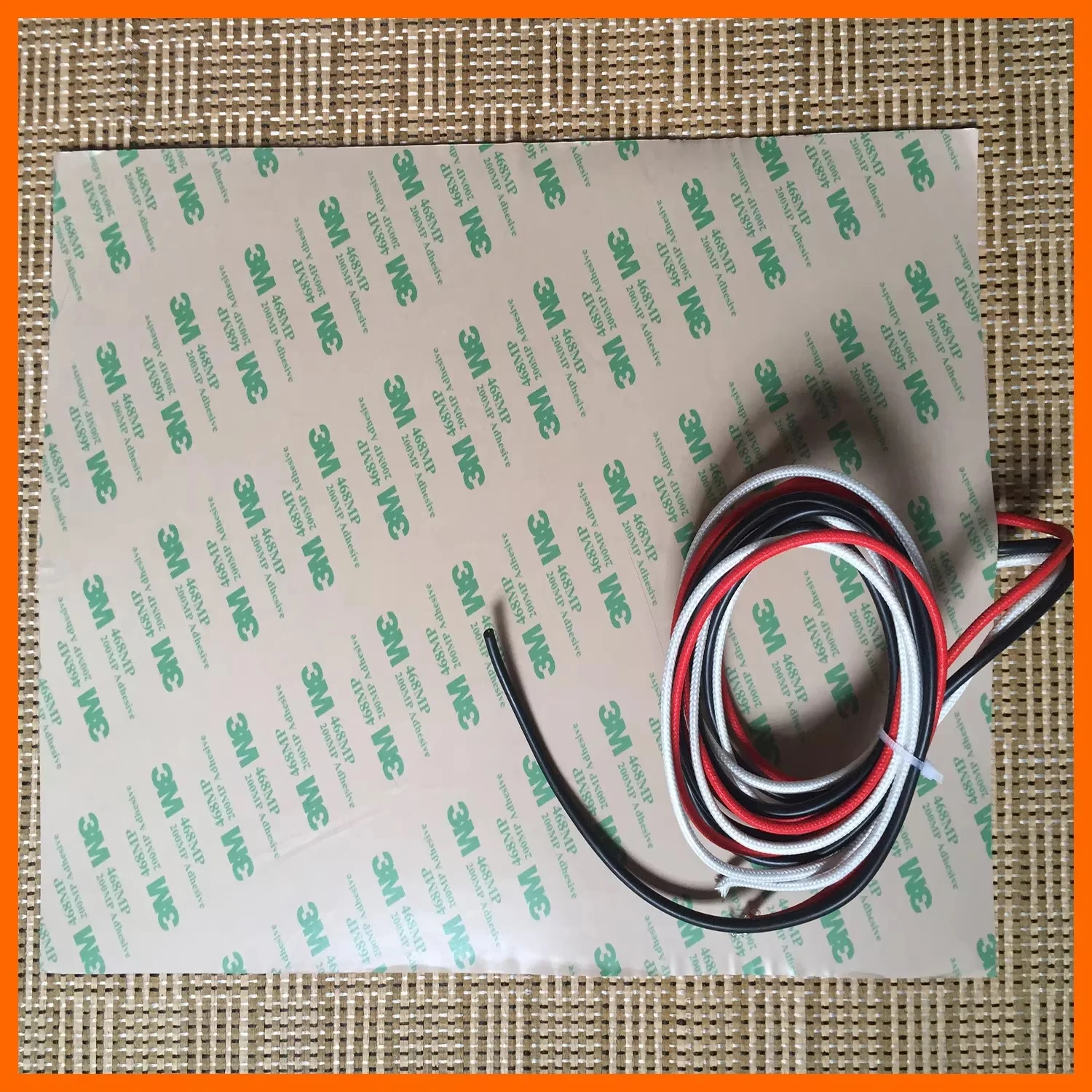 

200mm X 300mm (8" x 12") 350W 24V Keenovo Silicone Heater 3D Printer Heatedbed Build Plate Heater First Grade Quality Guaranteed