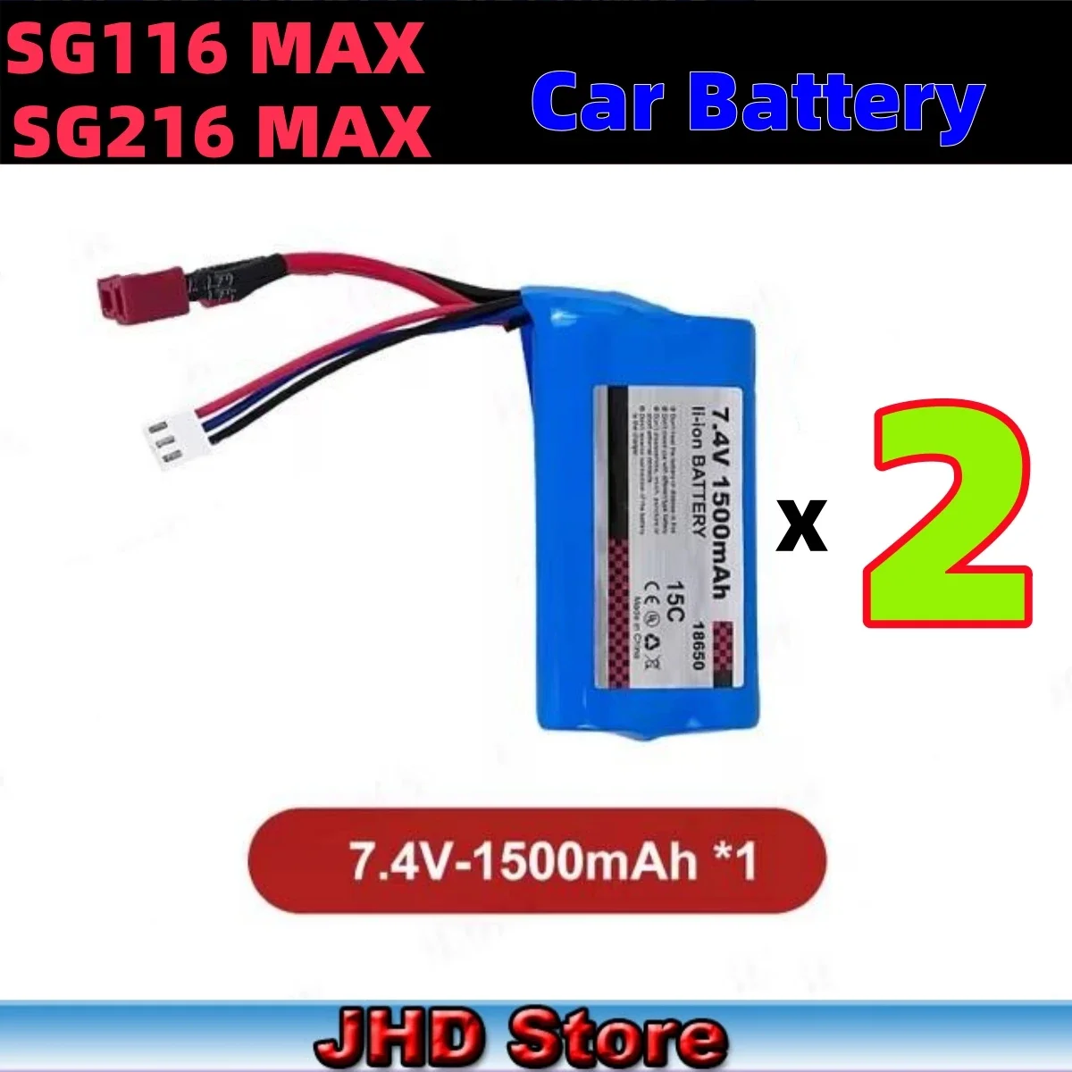 JHD SG216 MAX SG116 MAX Batteries High Speed RC Car Original Battery1500mAh Original SG116PRO SG216PRO Car Battery