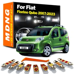 LED Interior Map Dome Light Kit Trunk Bulbs For Fiat Fiorino Qubo 2007- 2016 2017 2018 2019 2020 2021 2022 2023 Car Accessories