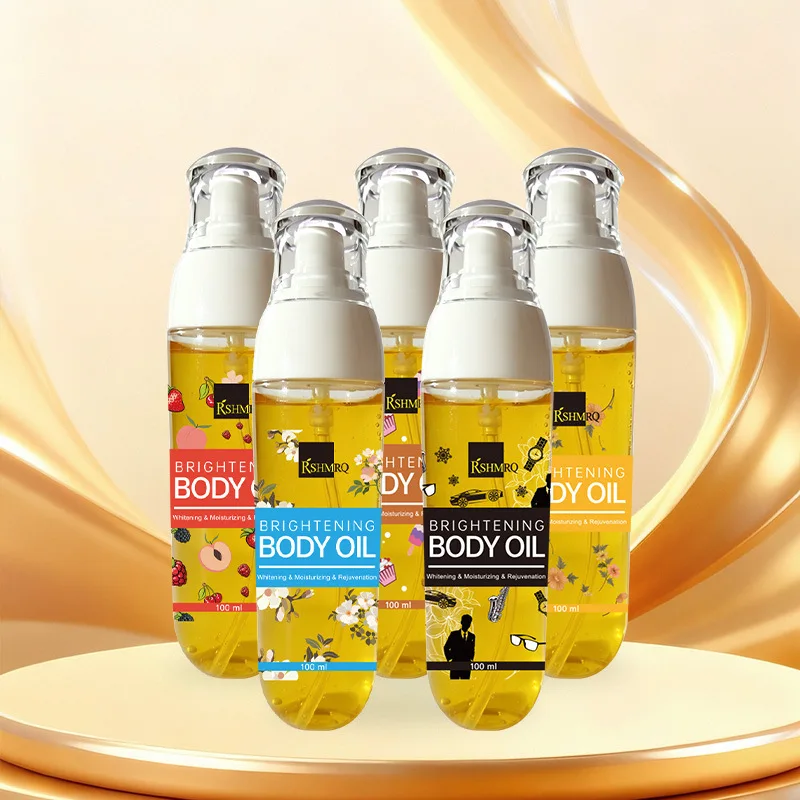ブライトニングボディオイル-100ml-皮膚バリアを強化-長時間保湿-肌の弾力性を改善-栄養を与えるボディマッサージオイル