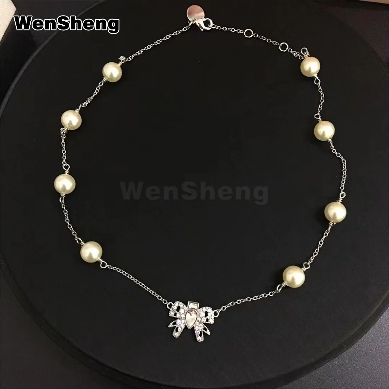 

2022 Fashion Accessories Pearl Butterfly Necklace For Women's Banquet Jwelry Gifts