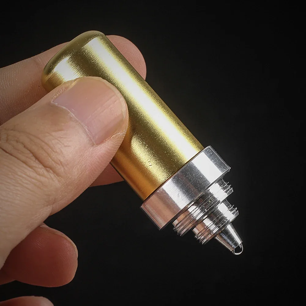 Botella de almacenamiento de aceite de alta capacidad policromada a la moda para encendedor Zippo ZORRO, almacenamiento de gasolina de queroseno, accesorio de reparación de emergencia