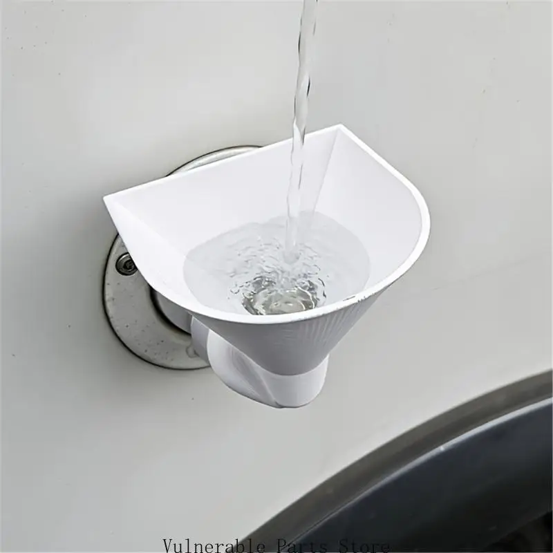 Water Filling Funnel, Portable Filler for Motorhome and Trailer Use, Wide Mouth Molded Plastic Funnel for Controlled