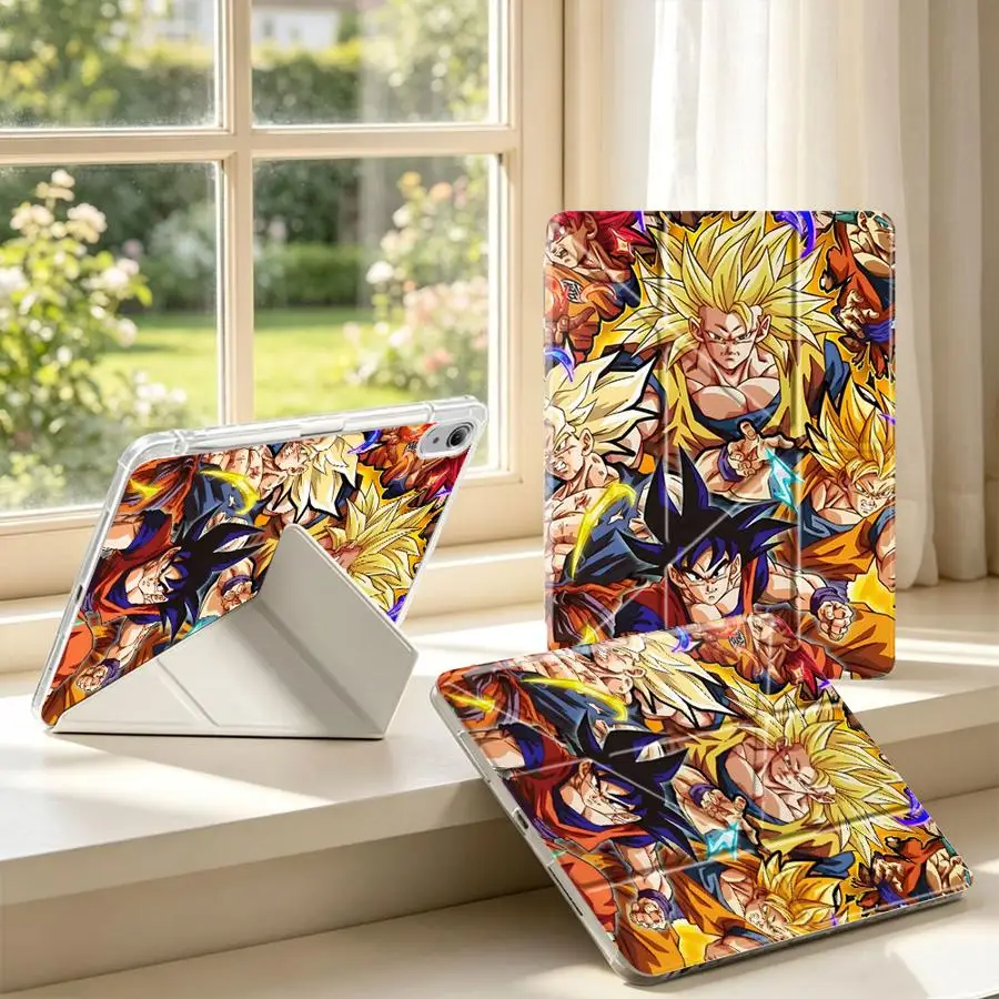 Dragon Ball Vegeta Tablet Case For Samsung Galaxy Tab A11 S9 Plus S8 S10 Lite A9 Plus A8 S7 FE With Pen Slot Cover