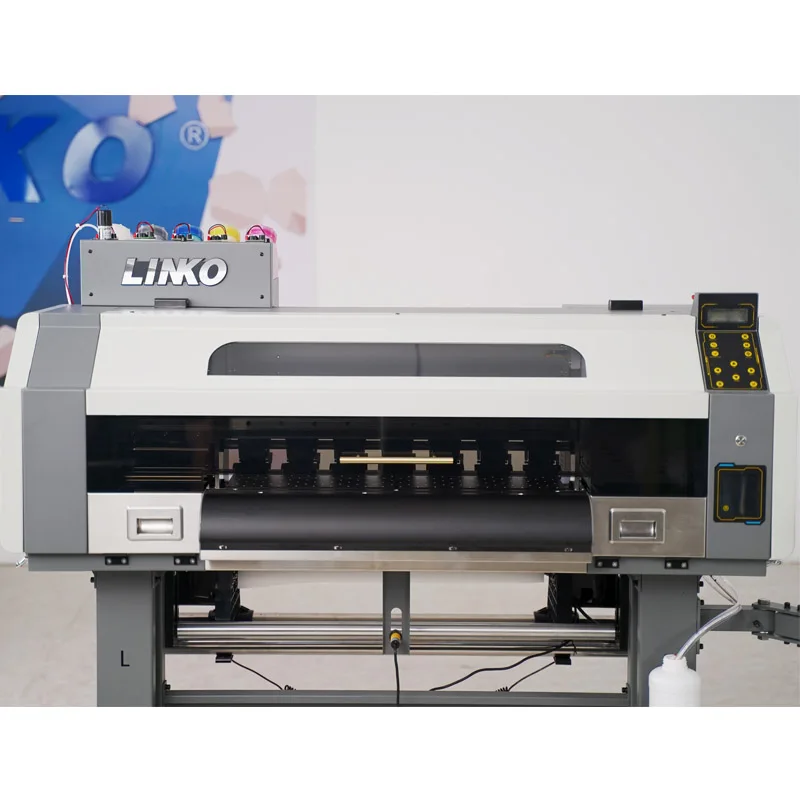 LINKO Best High Speed Dual Head I3200 A2 60cm DTF Printer Printing Machine tshirt DTF Printer 60cm with Powder Shaker