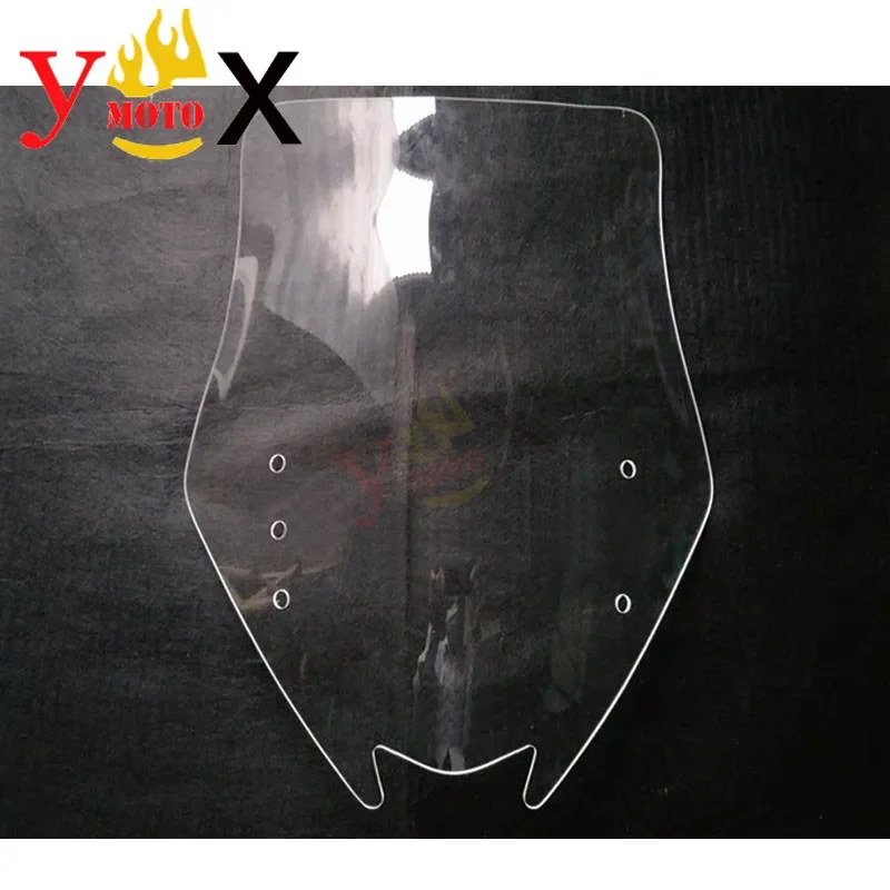 Pare-brise transparent pour moto KAWASAKI 1400GTR Concours 14 ZG1400, déflecteur de flux d'air, 60cm, 4mm