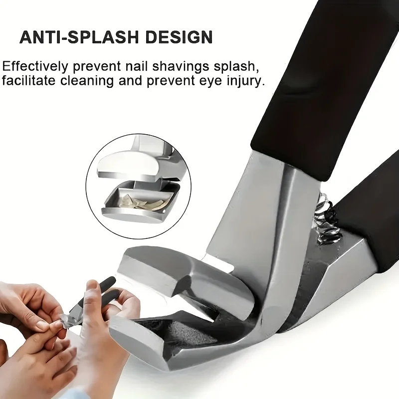 Zestaw do pielęgnacji paznokci dla wrastających i grubych paznokci - Wytrzymały zestaw obcinaczy z pilnikiem do paznokci, obcinaczami do skórek i narzędziami do pielęgnacji - Klasa