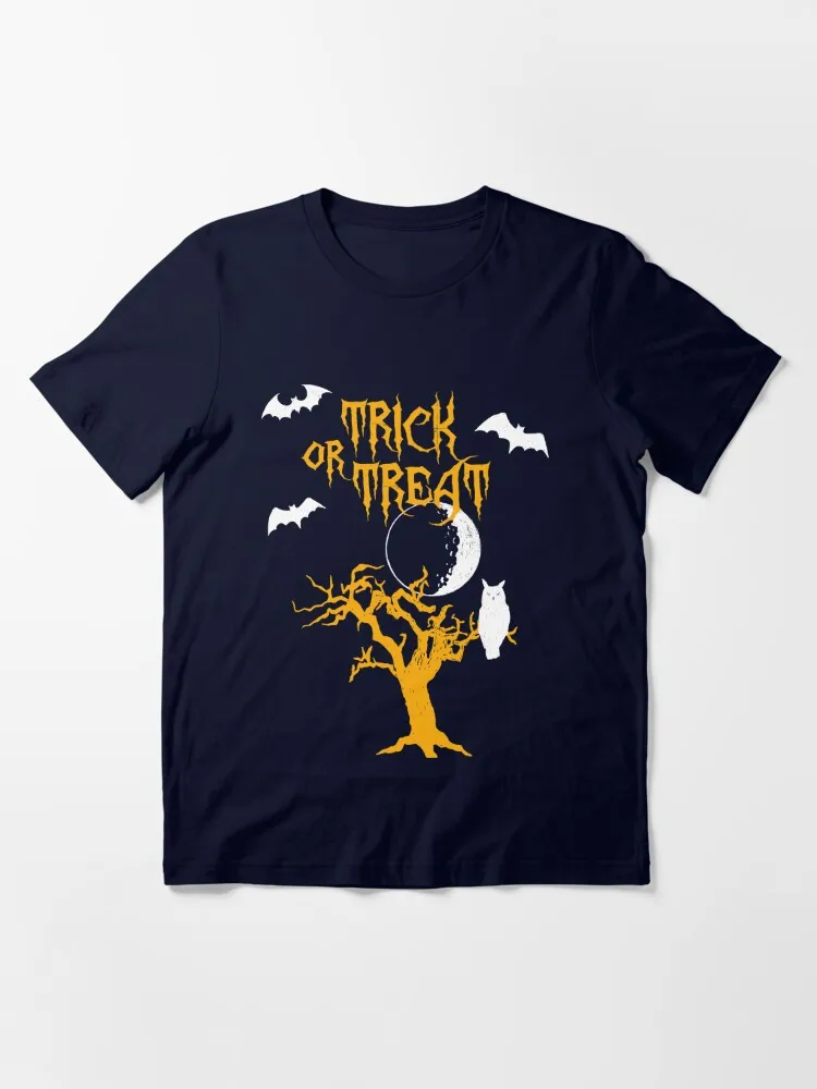 Halloween shirt trick or treat Essential T-Shirt Men Hot Cheap Heavyweight New Arrival Harajuku