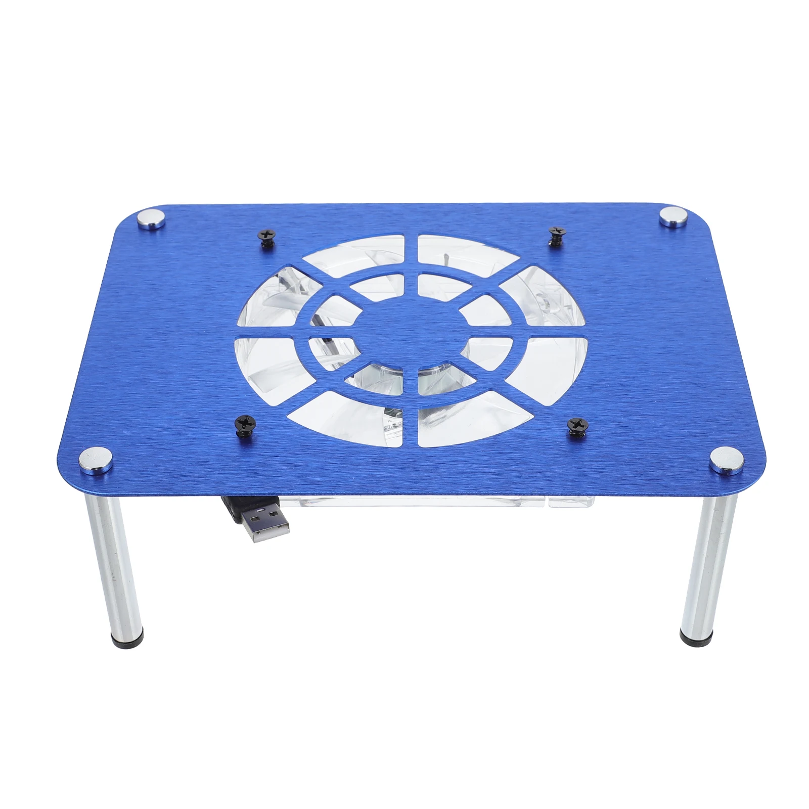 

Radiator Router Cooling Bracket Fan Electronic Products Storage Desktop Blue USB