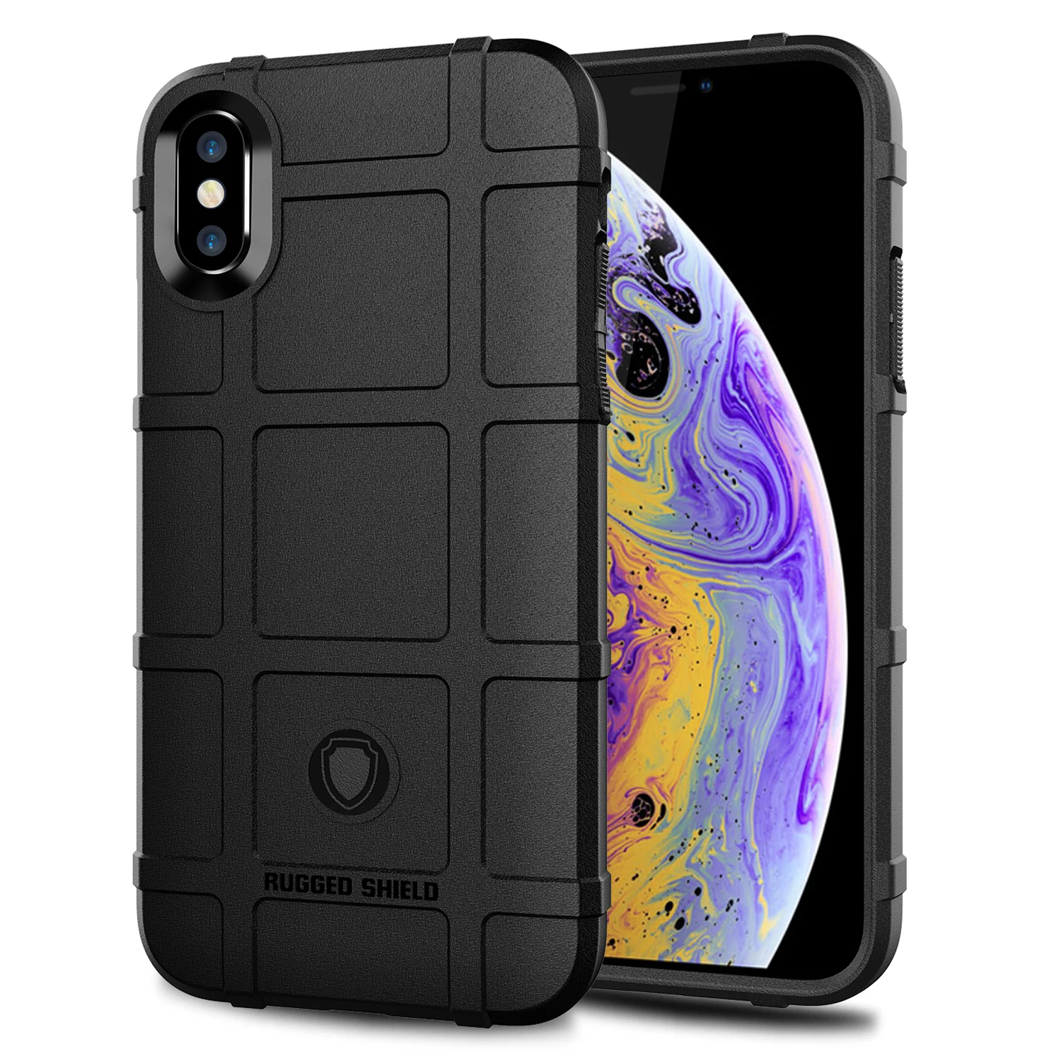 กรณีสําหรับiPhone 13 12 Mini Pro Max 11 8 7 6 S 6S Plus SE 2020 X XS XRเกราะซิลิโคนนุ่มทนทานShield Coverกรณีกันกระแทก