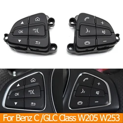 Car Steering Wheel Control Switch Button Repair Kit For Mercedes BENZ C GLC Class W205 W253 C200 C300 GLC200 GLC260 GLC300